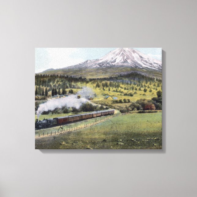 Lienzo Tren de Shasta y del Pacífico meridional (Anverso)