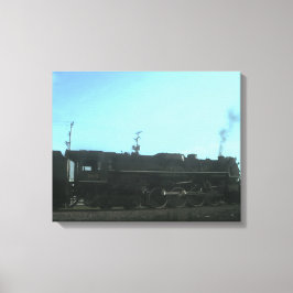 Lienzo Tren de vapor antiguo