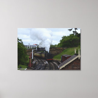 Lienzo Tren de Vapor en Yorkshire