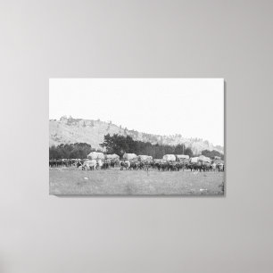 Lienzo Tren Ox entre Sturgis y Fotograpa de Deadwood