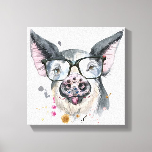 Lienzo Trendy Pig (Anverso)