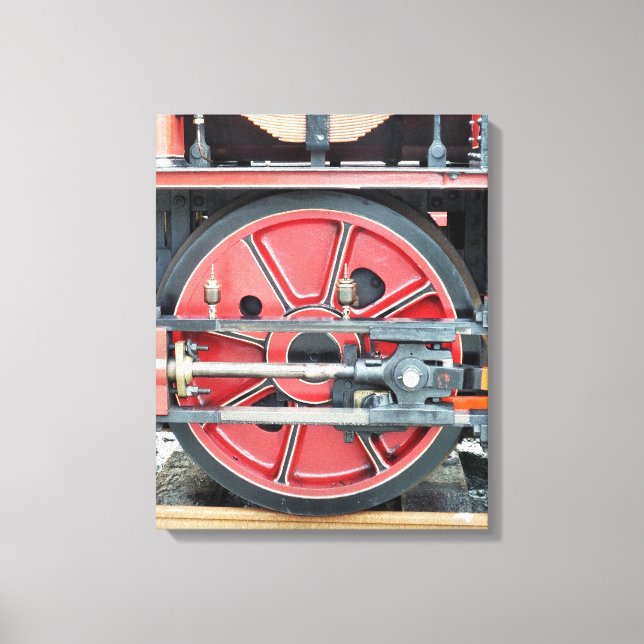 LIENZO TRENES DE VAPOR (Anverso)