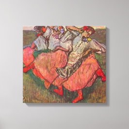Lienzo Tres bailarinas rusas de Edgar Degas