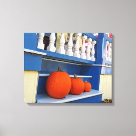 Lienzo Tres calabazas en un paso - Viñedo de Martha