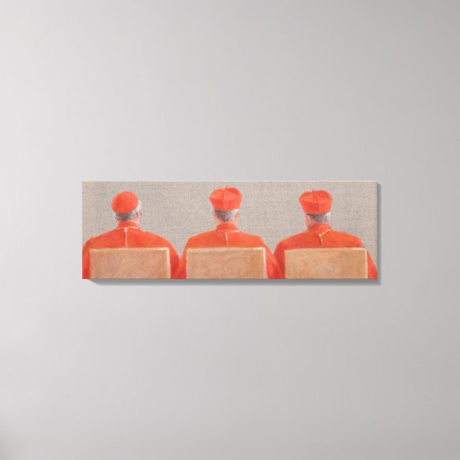 Lienzo Tres cardenales 2010 (Anverso)