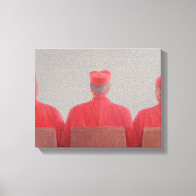Lienzo Tres cardenales II 2012 (Anverso)