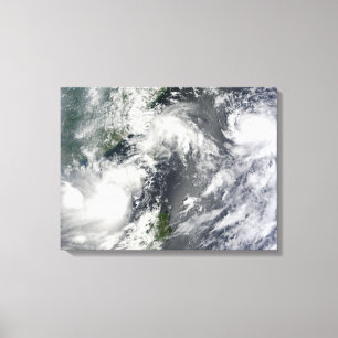 Lienzo Tres fuertes tormentas