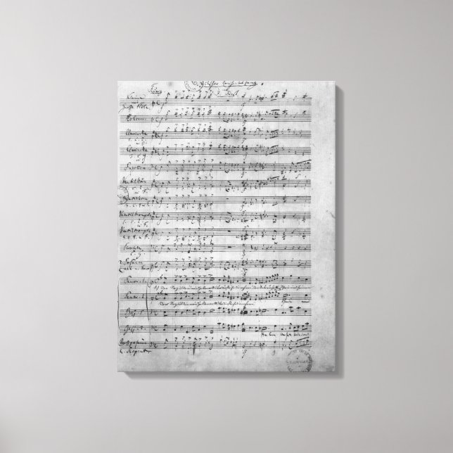 Lienzo Tres Lieder (Anverso)
