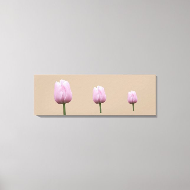 Lienzo Tres Tulipanes Altos (Anverso)