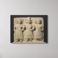 Tríada de dioses del Palmyrene, de la región de Pa