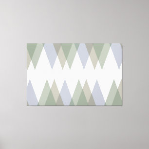Lienzo Triángulos de Khaki