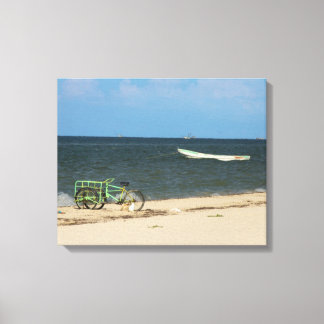 Lienzo Triciclo de Playa - Progreso, Yucatán, México