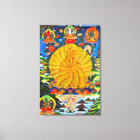 Trikaya Buda Poderosa Energía Positiva Mandala