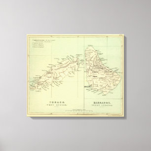 Lienzo Trinidad y Tobago Barbados