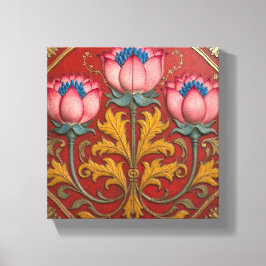 Lienzo Trio de Loto Rosa