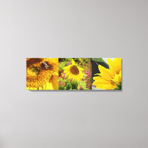 Lienzo Trío del girasol