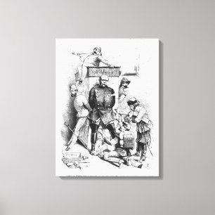 Lienzo Triple alianza, de Bismarck