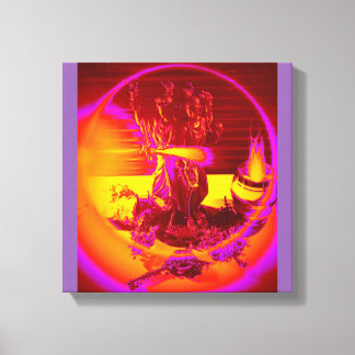 Lienzo Triple diosa Hekate con ofrendas