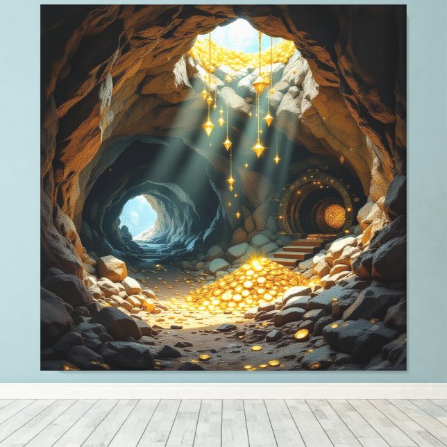 Lienzo Triptychon (Insitu (piso de madera))