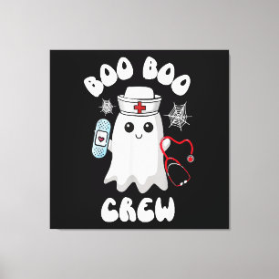 Lienzo Tripulación Boo Boo Enfermera Adorable Fantasma Di