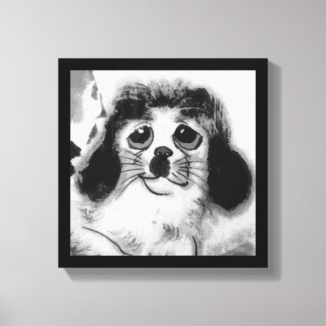 LIENZO TRISTE PERRO (Anverso)