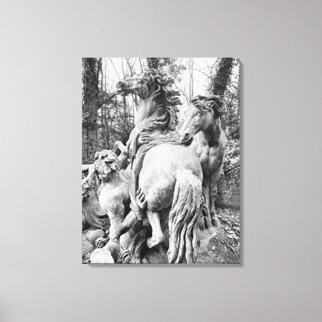 Lienzo Tritones preparando dos caballos del Sol (Anverso)