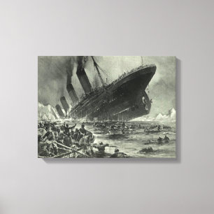 Lienzo Triturando RMS Titanic