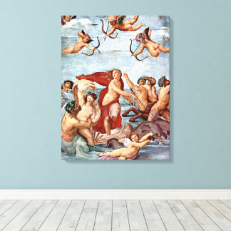 Lienzo Triunfo de Galatea por Raphael Sanzio