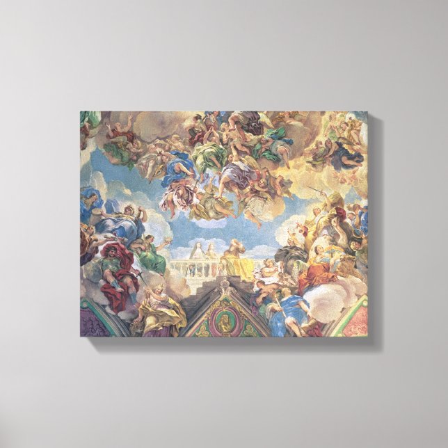 Lienzo Triunfo de los Hapsburgs (Anverso)