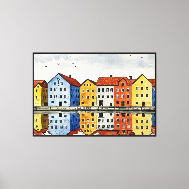 Lienzo Trondheim (Anverso)