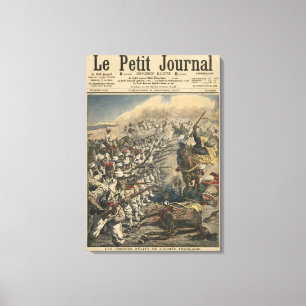 Lienzo Tropas del ejército francés, franceses de la élite