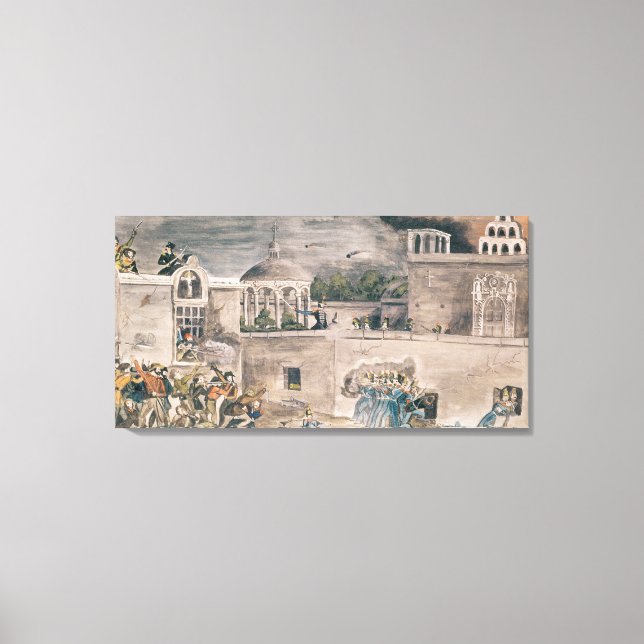 Lienzo Tropas estadounidenses bajo el mando del General D (Anverso)