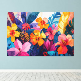 Lienzo Tropical abstract