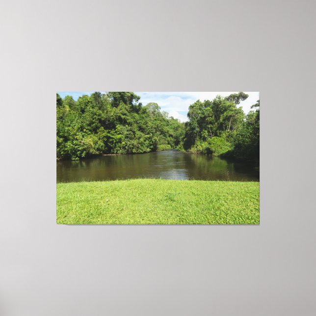 Lienzo Tropical Zenith at Morro de São Paulo (Anverso)