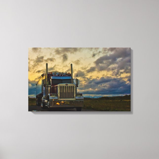 Lienzo Truck Stop Sky canvas envueltas (Anverso)
