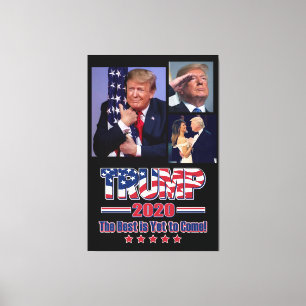 Lienzo Trump 2020 Lo mejor está por venir