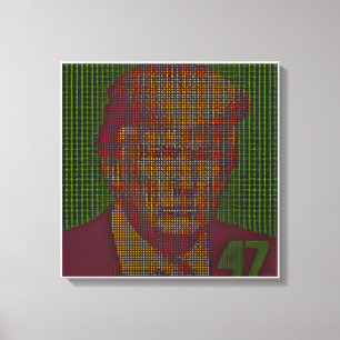 Lienzo Trump 47 Block 879613 Canvas Art - Celebrar 47