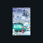 Lienzo Tsuchiya Koitsu - Nieve de primavera en Maruyama<br><div class="desc">Nieve de primavera en Maruyama,  Kioto (Haru no yuki,  Kyoto Maruyama) - Tsuchiya Koitsu,  impresión a color de los bloques de madera,  1936</div>