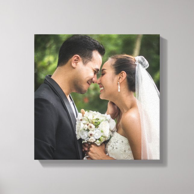 Lienzo Tu foto de boda favorita (Anverso)