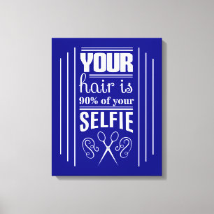 Lienzo Tu Pelo Es El 90% De Tu Selfie