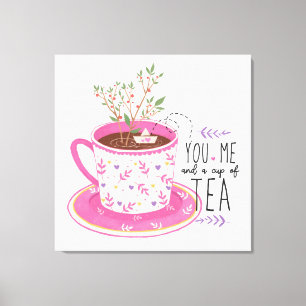 Lienzo Tú Y Una Cita De Té