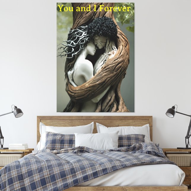 Lienzo Tú y yo por siempre (Insitu(Dormitorio))