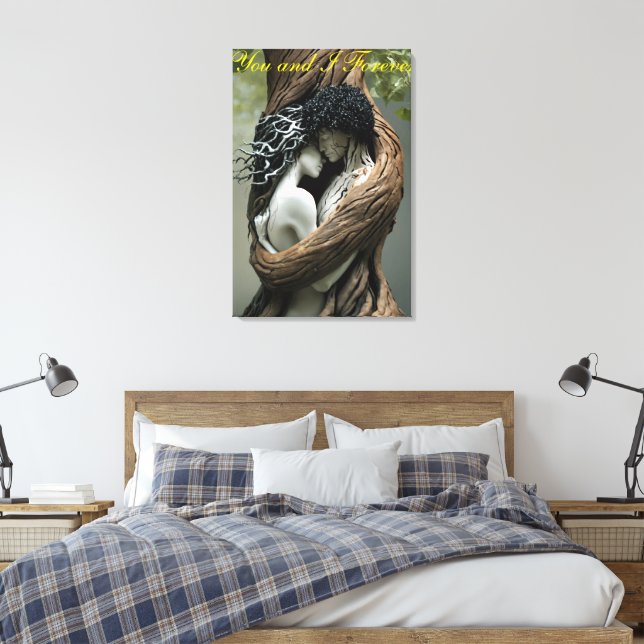 Lienzo Tú y yo por siempre (Insitu(Dormitorio))