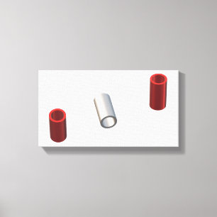 Lienzo Tubos modernos