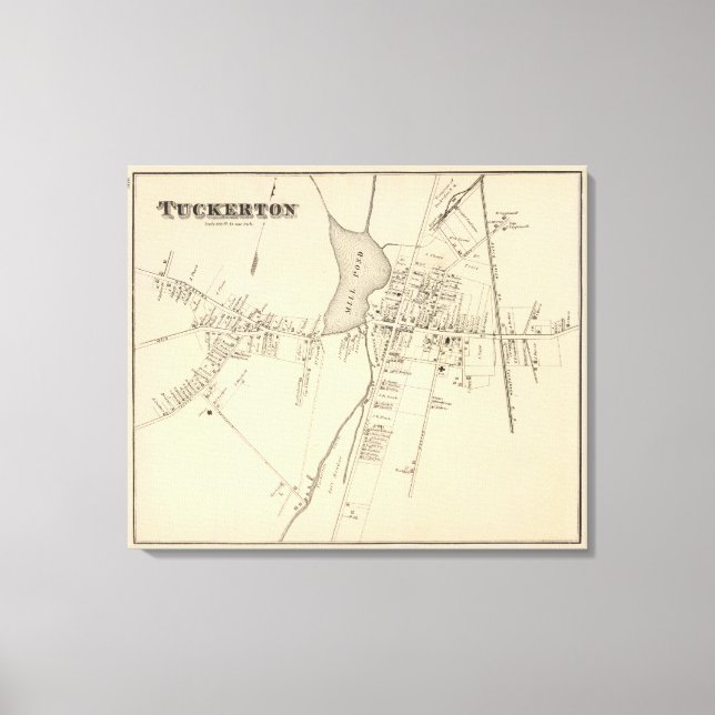 Lienzo Tuckerton, Nueva Jersey (Anverso)