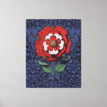 Tudor Rosa rojo y blanco