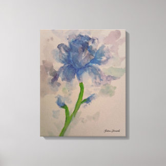 Lienzo Tulipanes azules