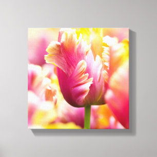 Lienzo Tulipanes de cierre