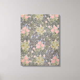 Lienzo Tulipanes, margaritas y madreselva