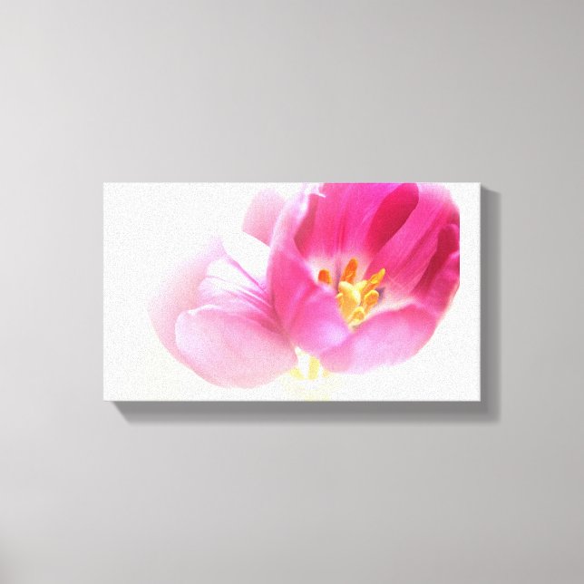 LIENZO TULIPANES ROSADOS HERMOSOS (Anverso)